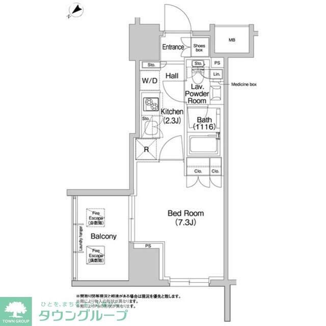 コンフォリア浅草橋の物件間取画像