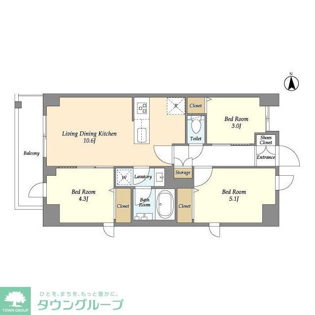 ドゥーエ南砂町IIの物件間取画像