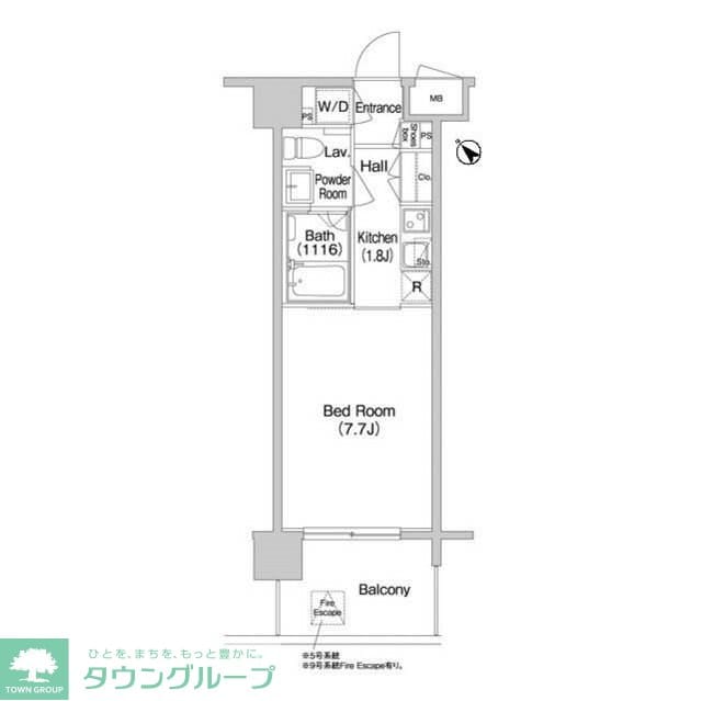 コンフォリア南砂町の物件間取画像