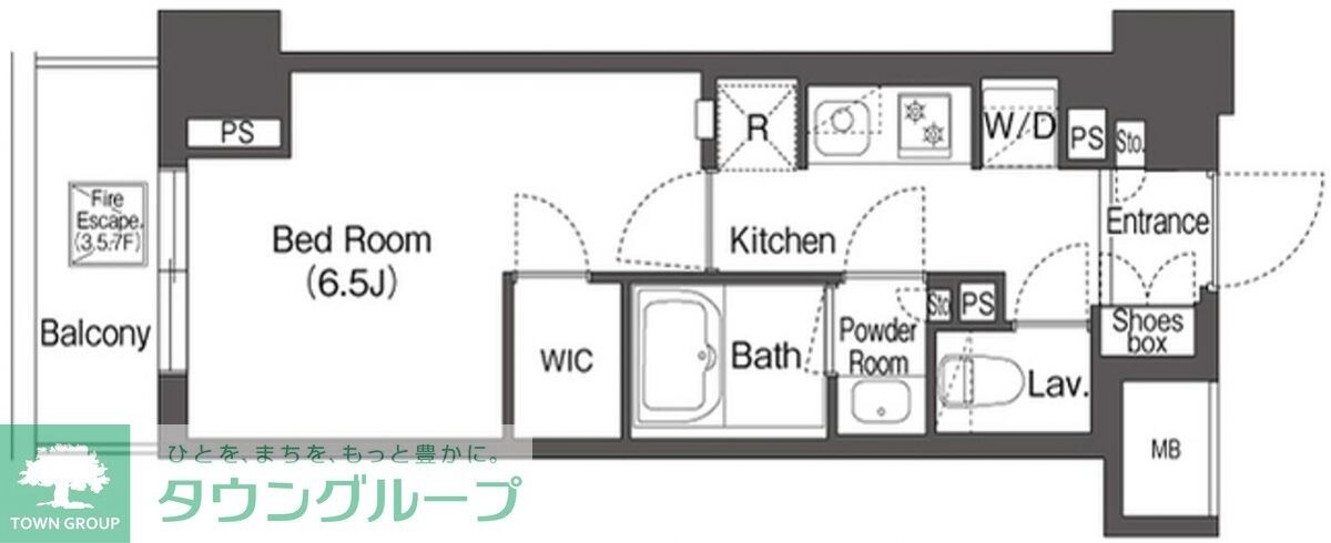 コンフォリア森下リバーサイドの物件間取画像