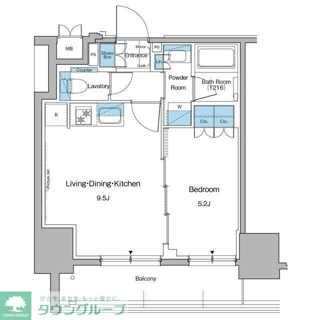 ルフォンプログレ秋葉原マークスの物件間取画像