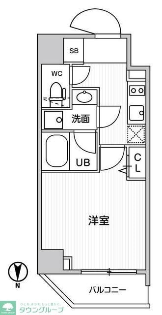 グラシアプレイス錦糸町の物件間取画像