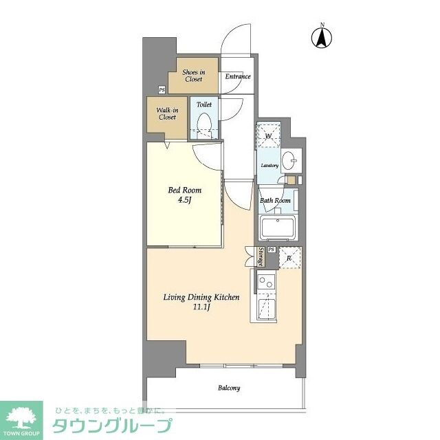 ライトテラス錦糸町の物件間取画像