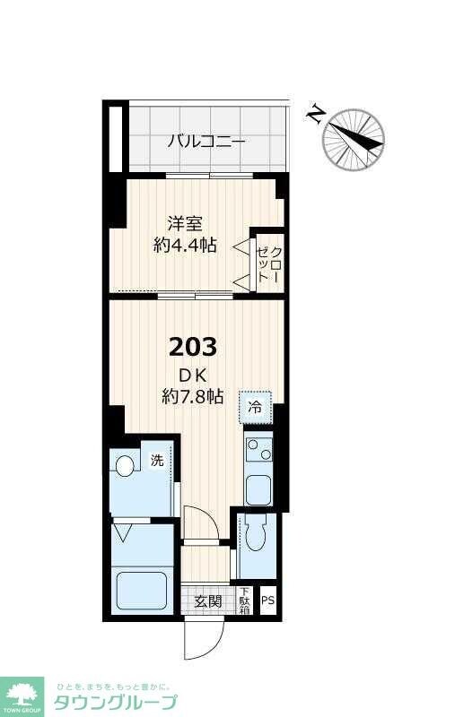 パークファミリア南篠崎の物件間取画像