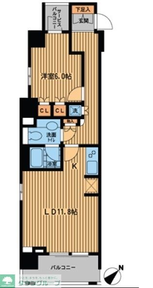 プライムアーバン日本橋横山町の物件間取画像