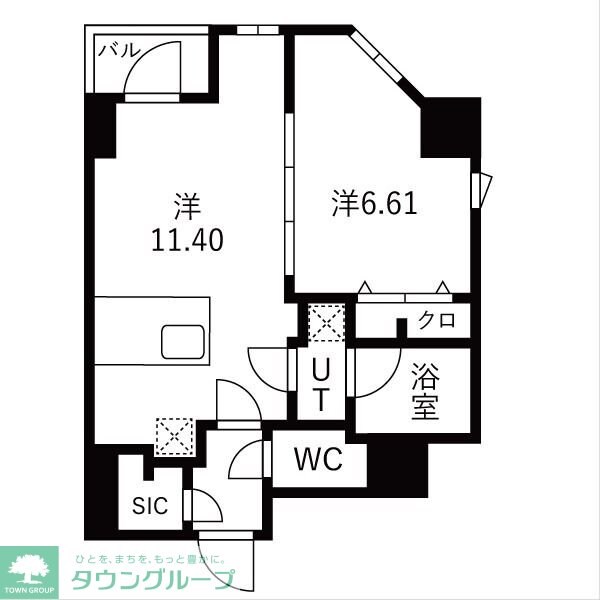TRADIS森下の物件間取画像
