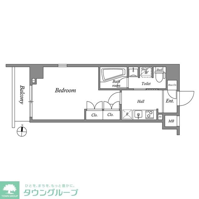 ＭＦＰＲコート菊川の物件間取画像