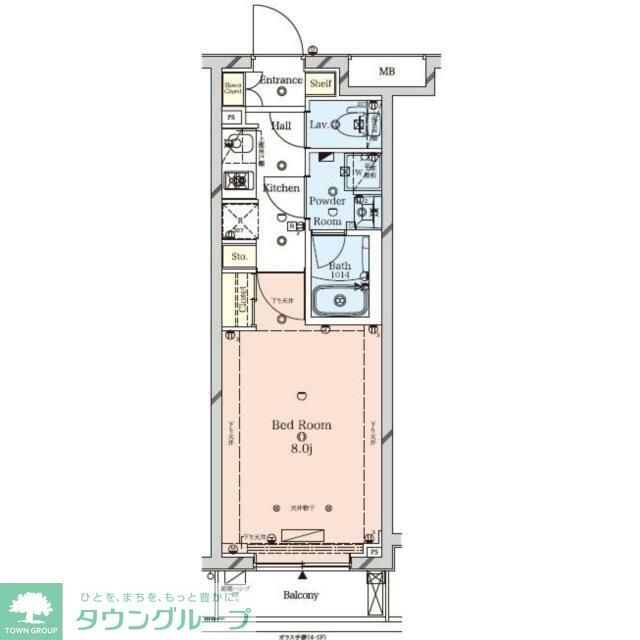 ラフィスタ墨田５丁目の物件間取画像
