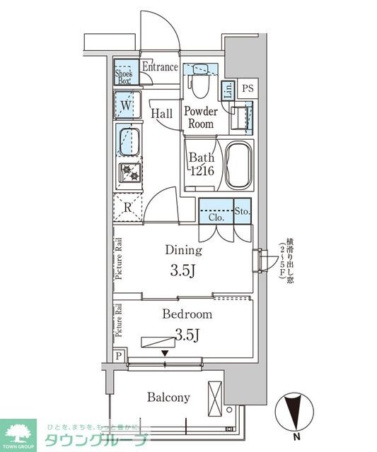 パークアクシス上野ＥＡＳＴの物件間取画像