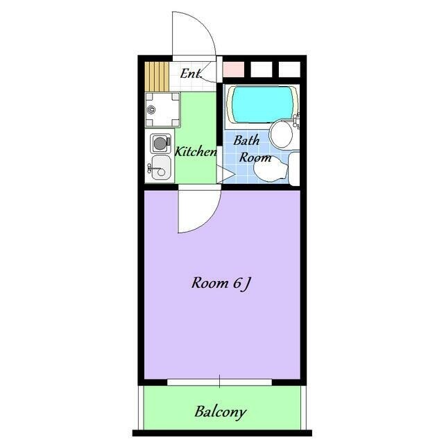 リバティ元住吉の物件間取画像