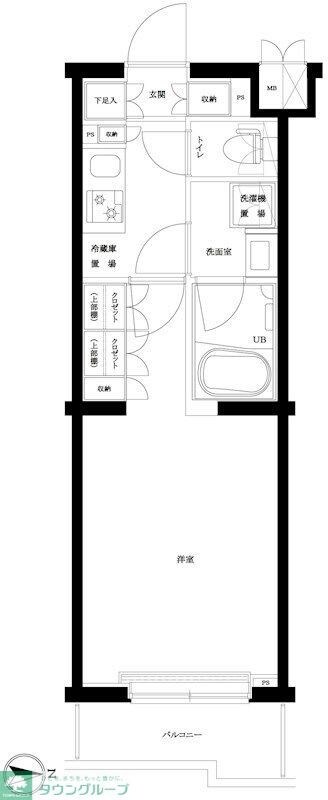 ルーブル武蔵新城参番館の物件間取画像