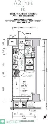 クレストタップ新横浜の物件間取画像