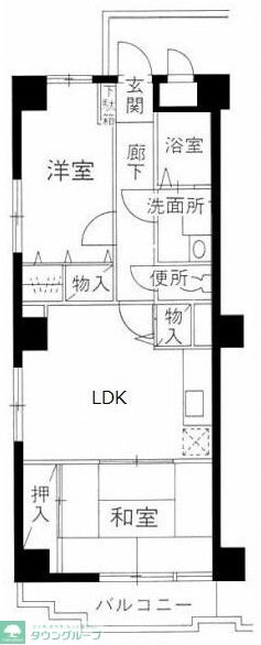 ＭＡＩＳＯＮ　ＤＥ　山田の物件間取画像