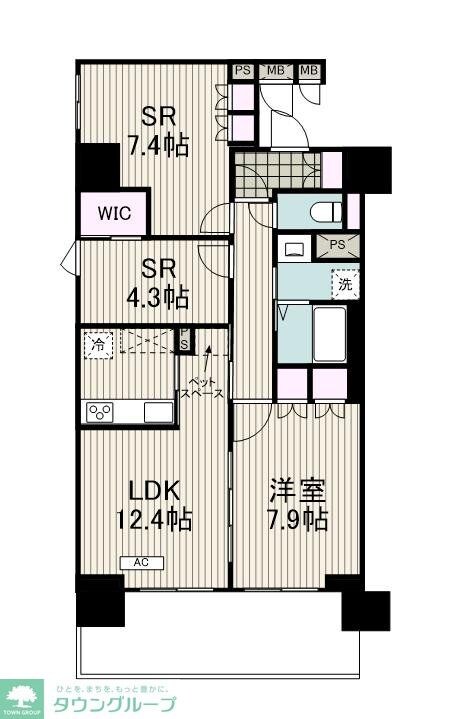 リーラ横浜川和町の物件間取画像