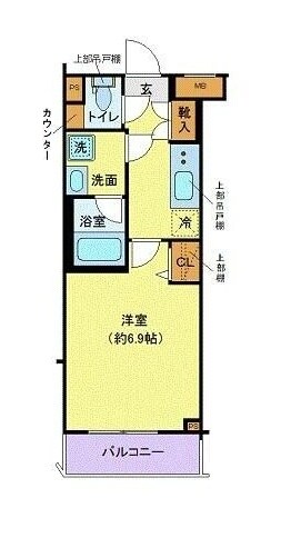 クレヴィスタ三軒茶屋の物件間取画像