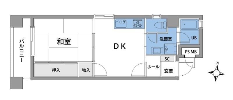 ＯＨＲＥＭ新高円寺の物件間取画像