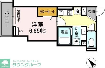 エクセリア南台の物件間取画像