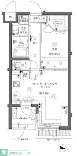 ＺＯＯＭ中野坂上の物件間取画像