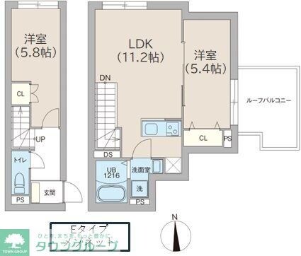 レピュア高円寺レジデンスの物件間取画像