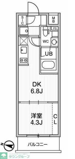 Weave Place Higashikoenjiの物件間取画像