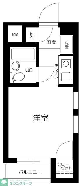 スカイコート阿佐ケ谷第参の物件間取画像