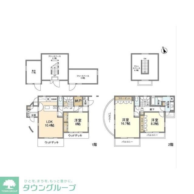 プラムガーデン関根の物件間取画像