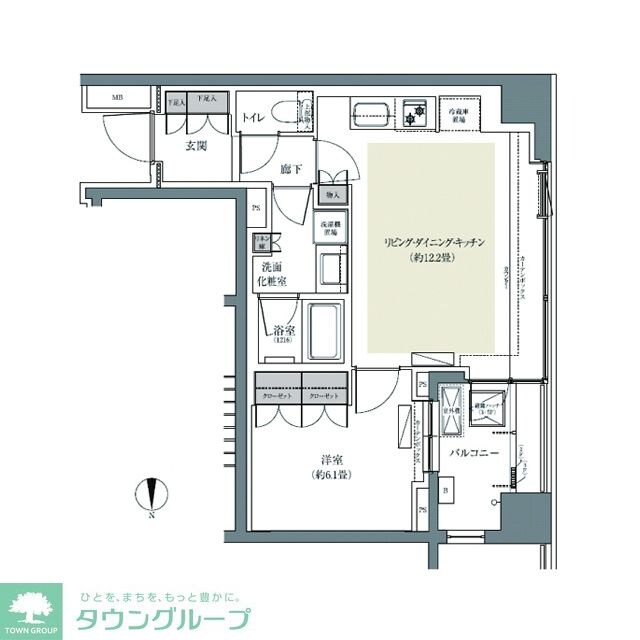 パークハウス東中野リヴゴーシュの物件間取画像