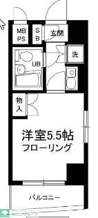 プロスペアー中野富士見町の物件間取画像