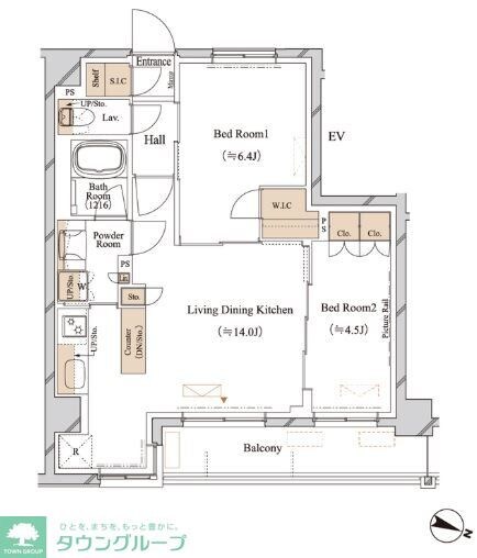 ブランシエスタ江古田の物件間取画像