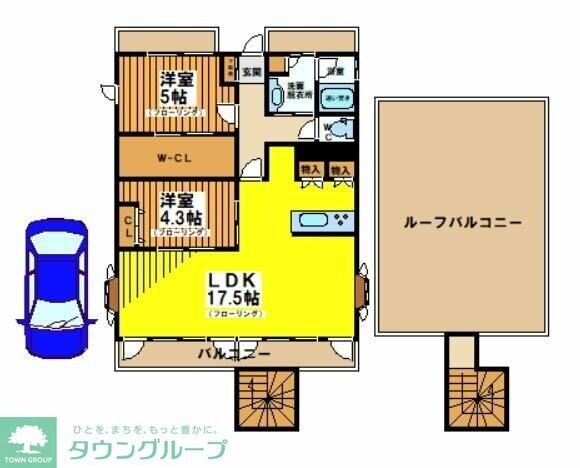 メゾンエミールIの物件間取画像
