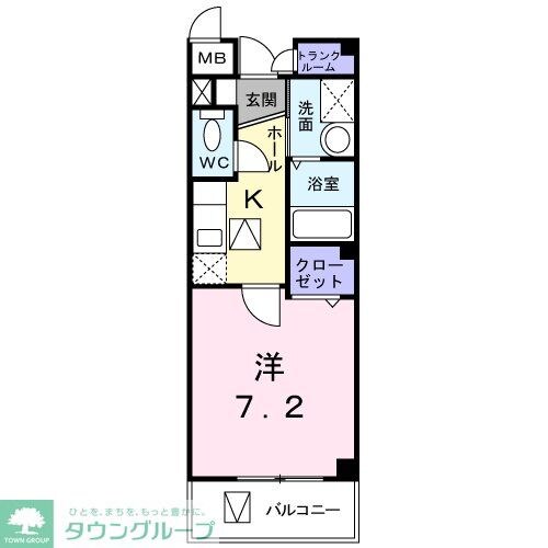 アビタシオン・Ｍの物件間取画像