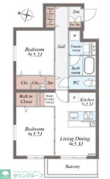 SYMPHONY PARKの物件間取画像