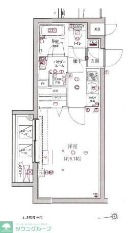 ＲＥＡＬＥＳＴ－ＨＩＧＡＳＨＩＫＯＥＮＪＩの物件間取画像