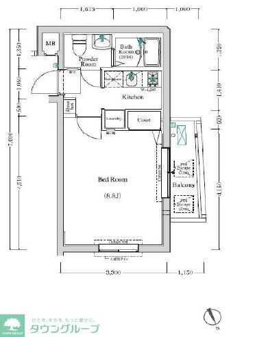 アンベリール吉祥寺EASTの物件間取画像