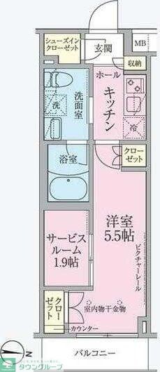 ＡＲＫＭＡＲＫ練馬の物件間取画像