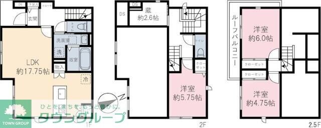 （仮称）豊玉北１丁目貸家Ｂ棟の物件間取画像