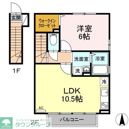 ベルクウッドの物件間取画像