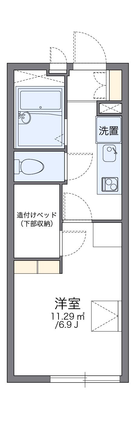 レオパレスセルシスの物件間取画像