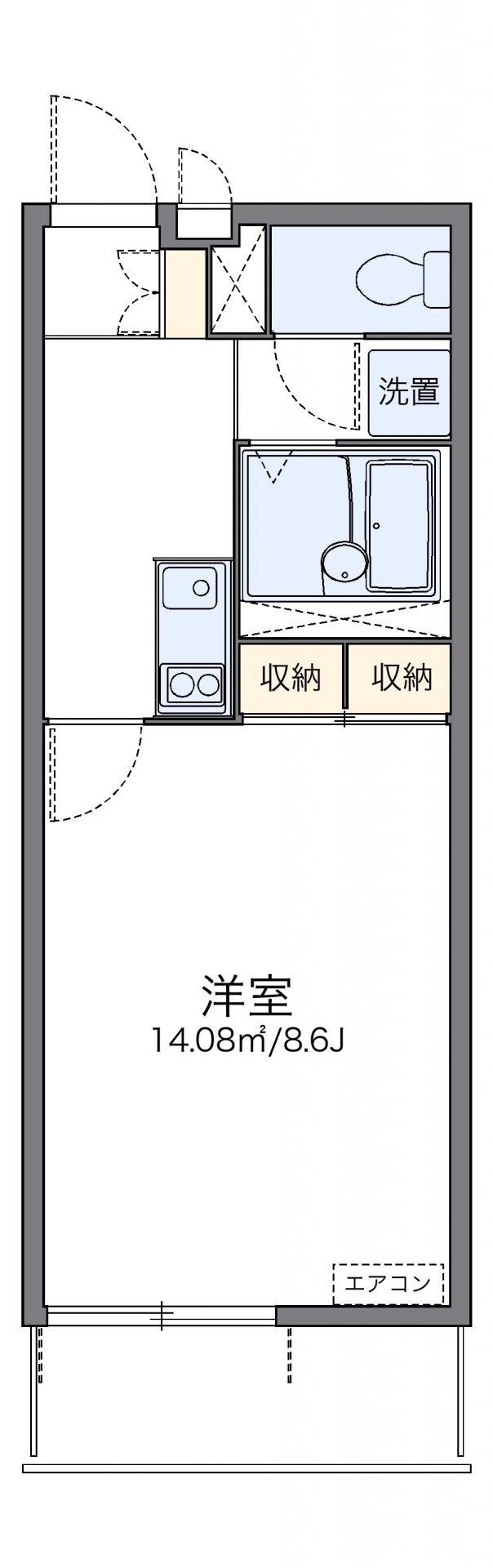 レオネクストリモーネVの物件間取画像