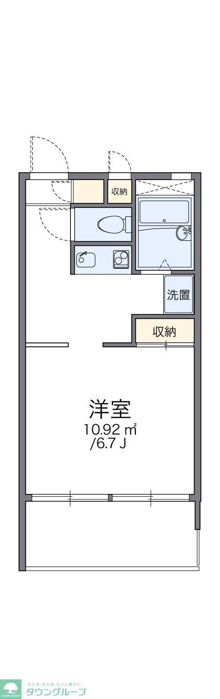 レオパレスシリウス戸田の物件間取画像