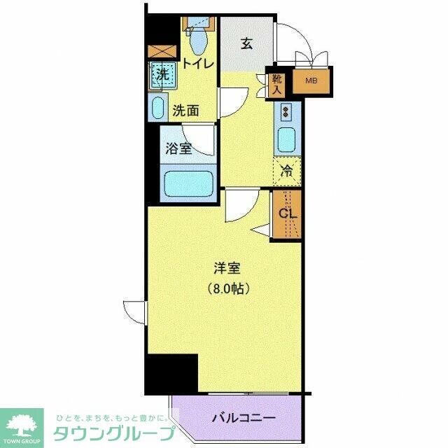 アンベリール西川口の物件間取画像