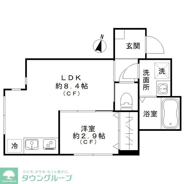 アトラスカーロ文蔵の物件間取画像