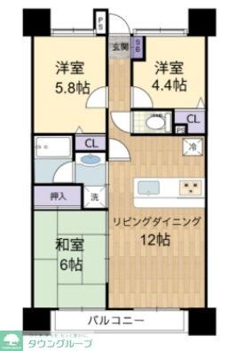 レクセルプラザ西川口の物件間取画像