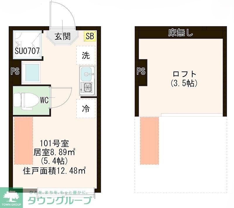 ハーモニーテラス板橋宮本町の物件間取画像