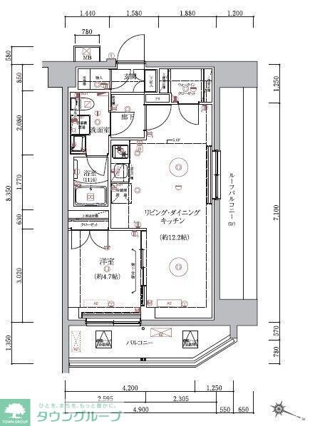 ベルシード板橋本町プレミアIIの物件間取画像