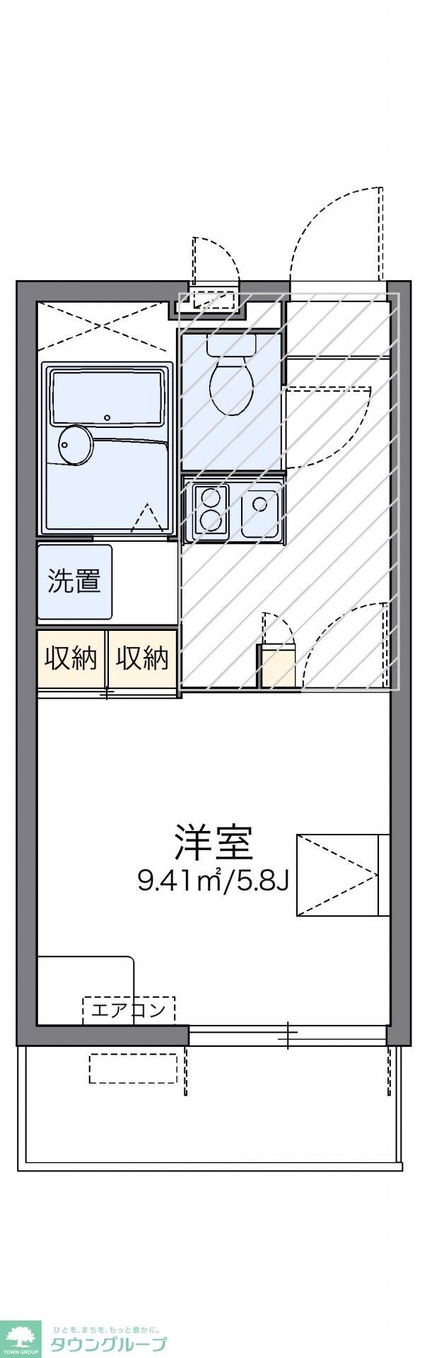 レオパレス小池の物件間取画像
