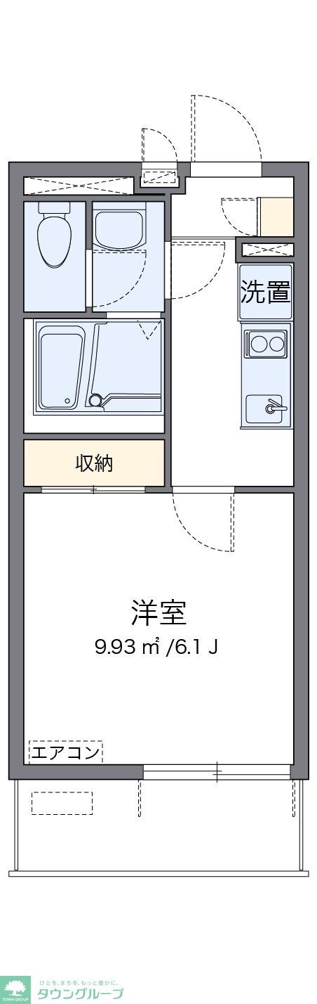 クレイノ栞の物件間取画像