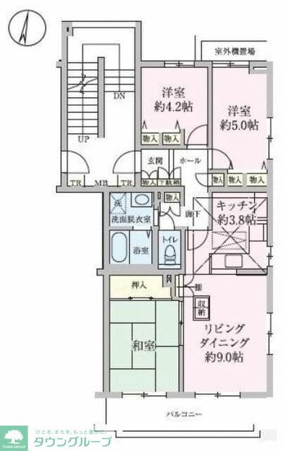 物件間取画像