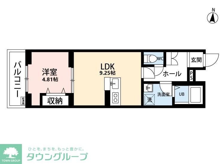 リーブルファイン大袋駅前の物件間取画像