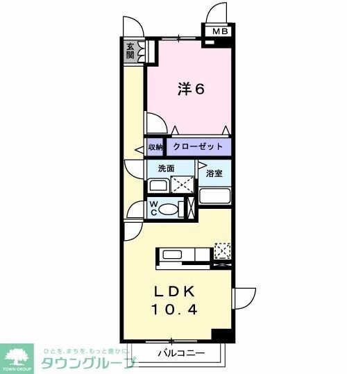 クレメントの物件間取画像